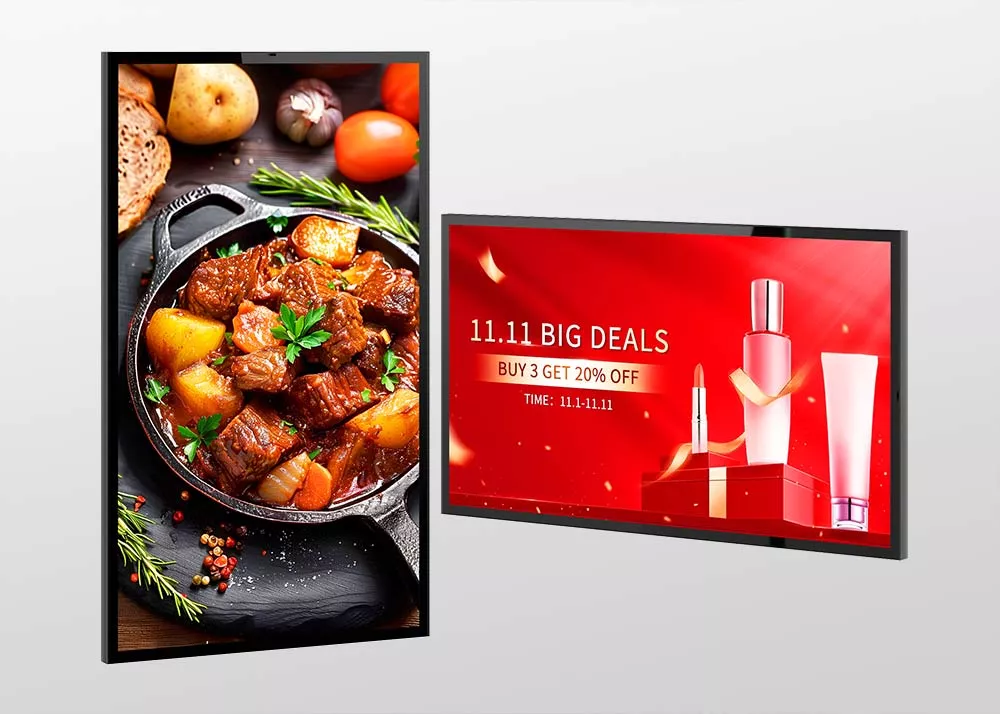 goxmart ip66 waterproof outdoor digital signage high nits sunlight readable outdoor LCD advertising display for shopping mall street outdoor advertising