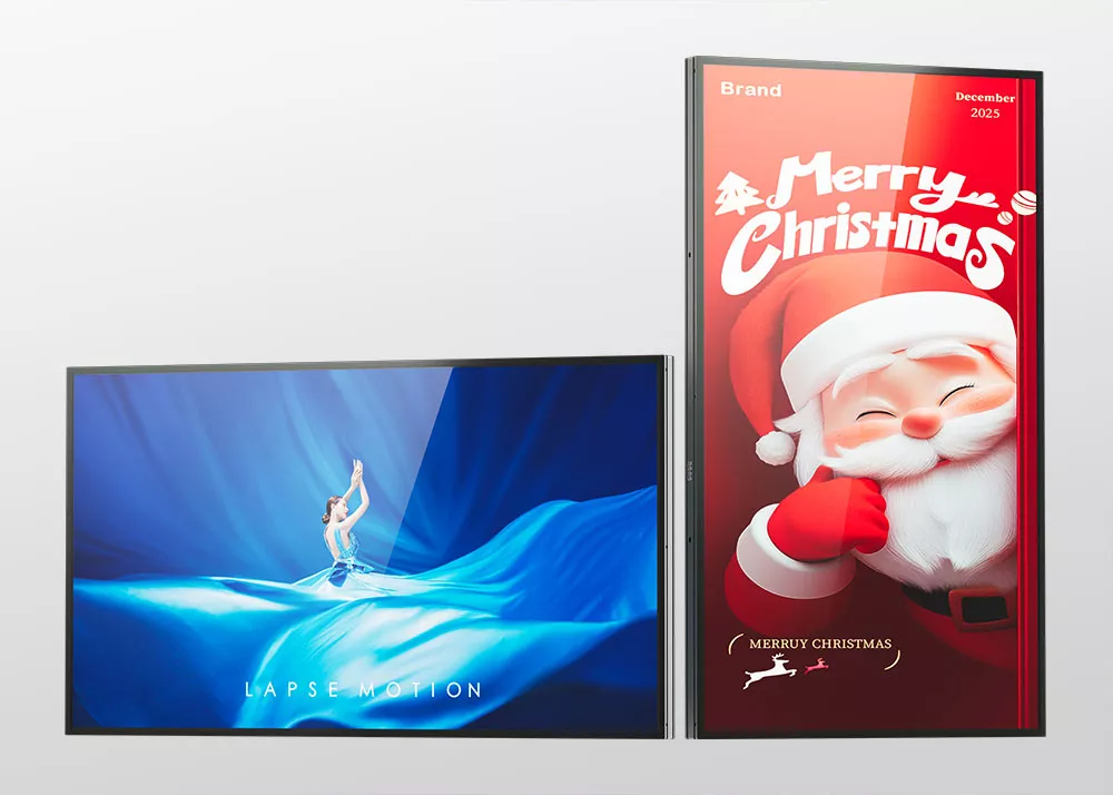 goxmart high brightness display shop window advertising LCD screen sunlight readable store window digital signage