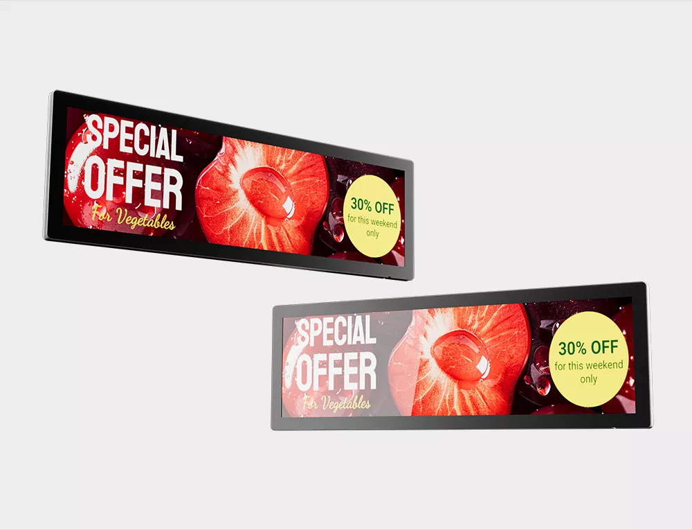 Stretched Bar LCD Display