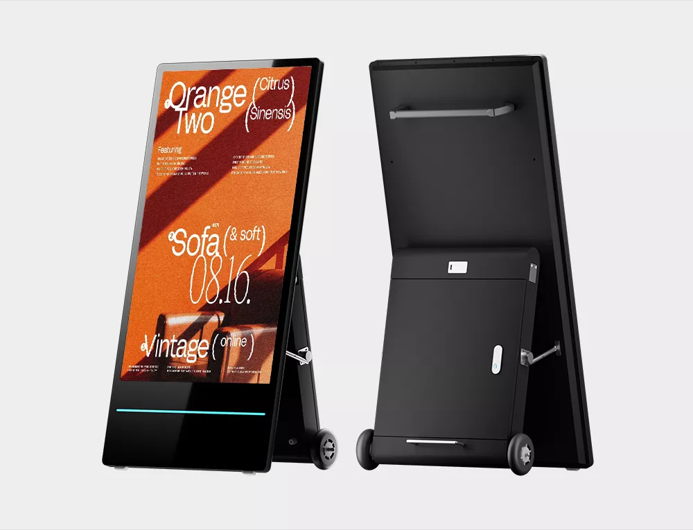 Outdoor Display With Battery
